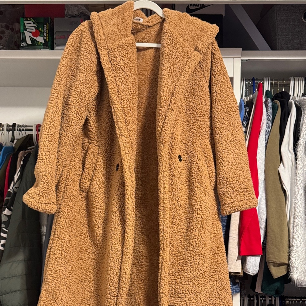 Cozy Women's Brown Teddy Jacket